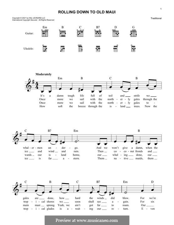 Rolling Down To Old Maui: Rolling Down To Old Maui by folklore