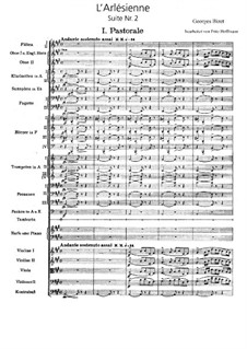 Suite II: Full score by Georges Bizet