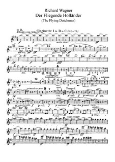 Complete Opera: Clarinets parts by Richard Wagner