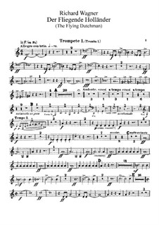 Complete Opera: Trumpets parts by Richard Wagner