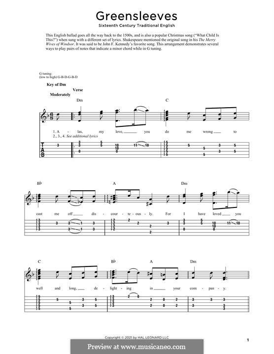 One instrument version: For ukulele by folklore