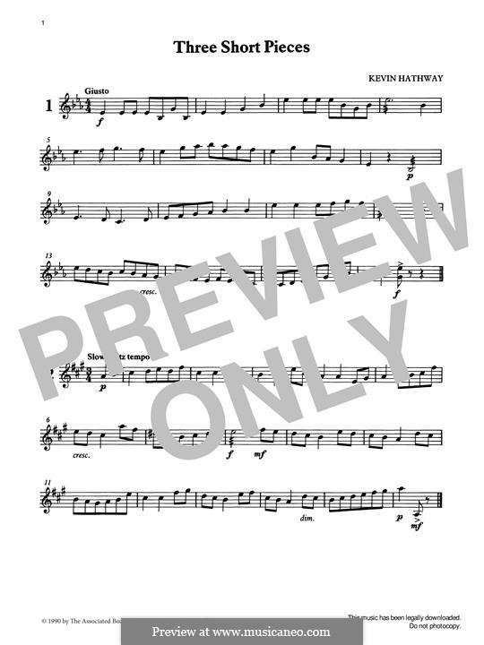 Three Short Pieces: Three Short Pieces by Kevin Hathaway