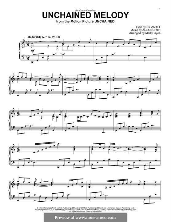 Unchained melody аккорды