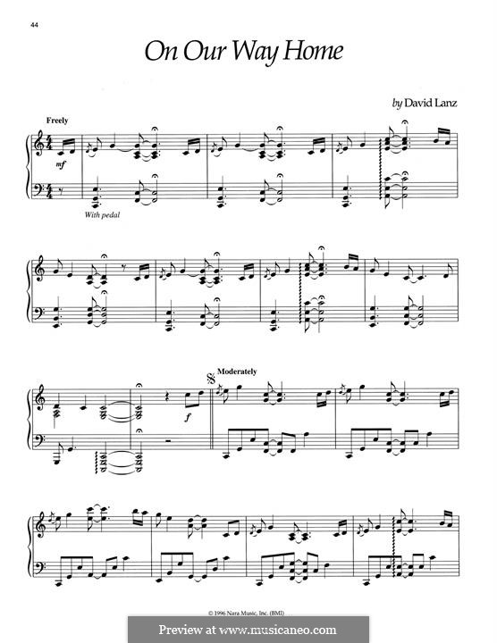 On our way home by d lanz sheet music on musicaneo