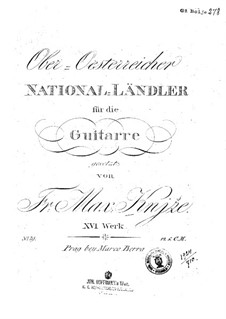 Ober-Österreicher. National Ländler, Op.16: Ober-Österreicher. National Ländler by Frantisek Max Knjze