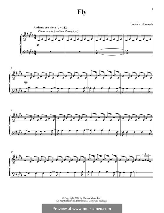 Fly: For piano by Ludovico Einaudi