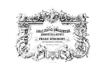 String Quartet No.12 in C Minor, D.703: Arrangement for piano four hands by Franz Schubert