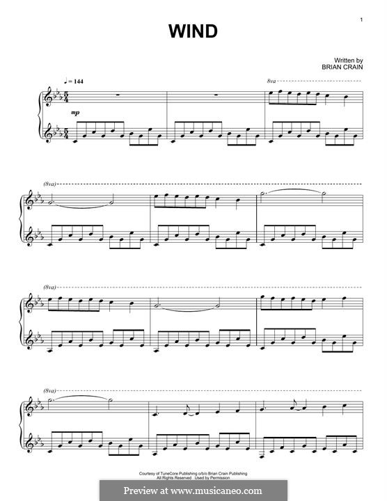 Wind: For piano by Brian Crain