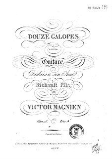 Twelve Gallops, Op.23: Twelve Gallops by Victor Magnien