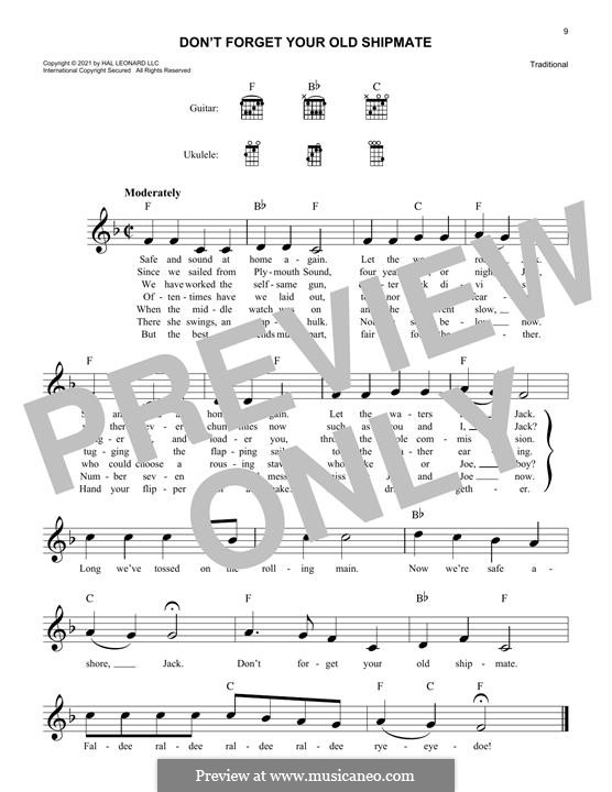 Don't Forget Your Old Shipmate: Don't Forget Your Old Shipmate by folklore