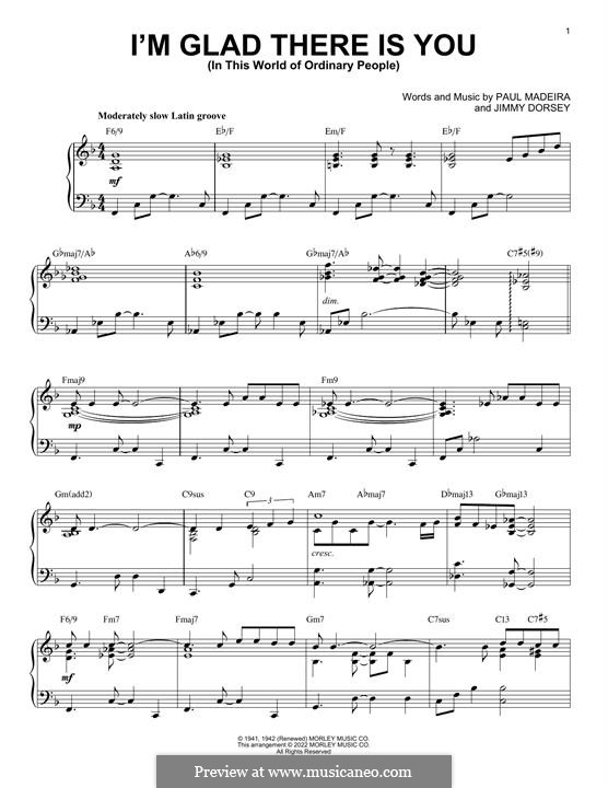 I'm Glad There Is You (In This World of Ordinary People) by J