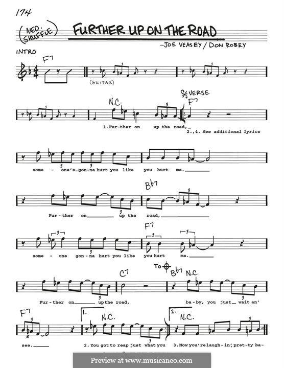 Further On (Up The Road) by B. Springsteen sheet music on MusicaNeo