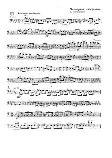 Symphony No.4 in F Minor, TH 27 Op.36: Solo from double bass part by Pyotr Tchaikovsky