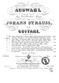 Selection of the most popular dances by Johann Strauss: Book 2 by Josef Strauss