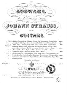 Selection of the most popular dances by Johann Strauss: Book 3 by Josef Strauss