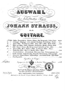 Selection of the most popular dances by Johann Strauss: Book 4 by Josef Strauss