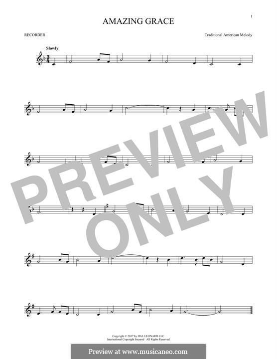 For one instrument (printable scores): For recorder by folklore