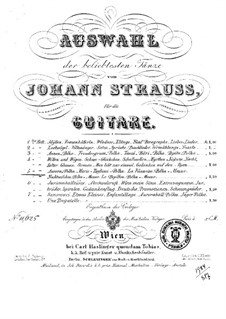 Selection of the most popular dances by Johann Strauss: Book 5 by Josef Strauss