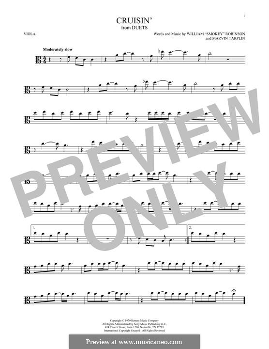 Cruisin': For viola by Marvin Tarplin, Smokey Robinson