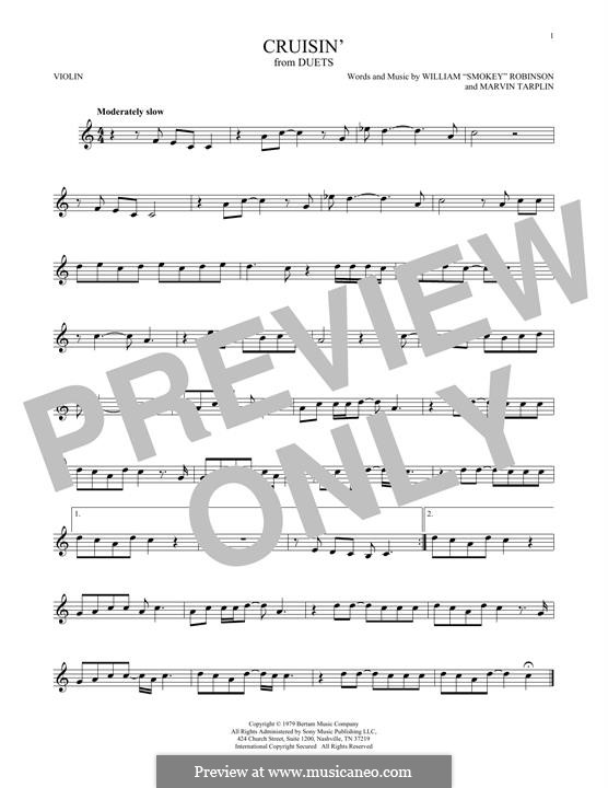 Cruisin': For violin by Marvin Tarplin, Smokey Robinson