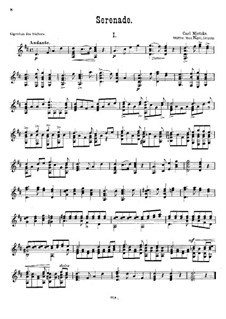 Serenade in D Major: For guitar by Carl Mietzke