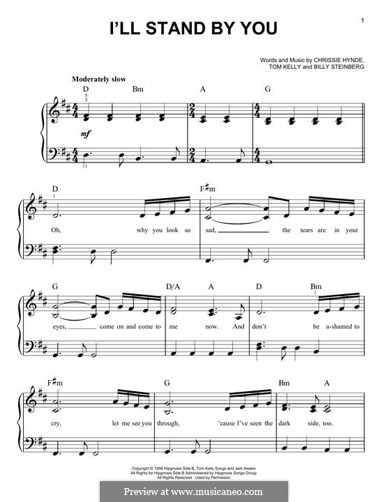 I Ll Stand By You The Pretenders By B Steinberg C Hynde T Kelly