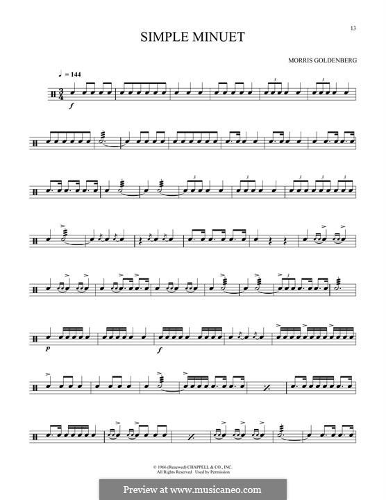 Simple Minuet: Simple Minuet by Morris Goldenberg