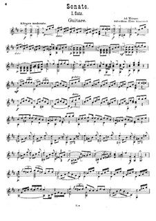 Sonata in D Major: Sonata in D Major by Ad. Werner