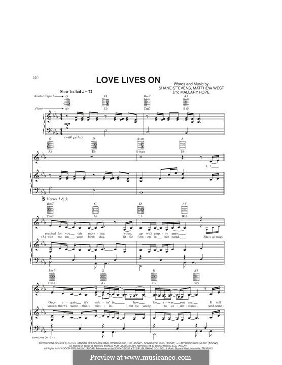 Love Lives On (Mallary Hope): Love Lives On (Mallary Hope) by Matthew West, Shane Stevens