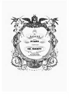 Six Galops, Op.578: Six Galops by Carl Czerny