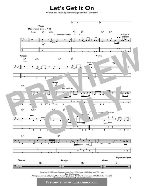 Let's Get It on by E. Townsend - sheet music on MusicaNeo