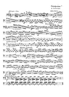 Symphony No.1 in C Major: Double bass part (Fragment) by Mily Balakirev