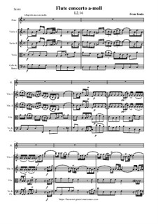 Flute concerto a-moll, L II.16: Flute concerto a-moll by Franz Benda