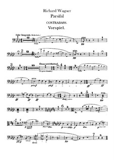 Complete Opera: Double basses part by Richard Wagner