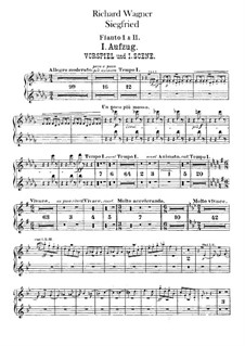 Siegfried (Sigurd), WWV 86c: Flutes parts by Richard Wagner