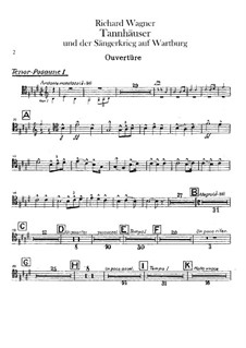 Complete Opera: Trombones and bass tuba parts by Richard Wagner