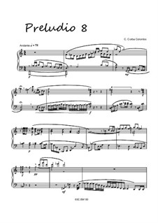 Preludio 8, 3C.EM 150: Preludio 8 by Carlo Corba Colombo
