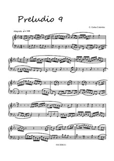 Preludio 9, 3C.EM 151: Preludio 9 by Carlo Corba Colombo