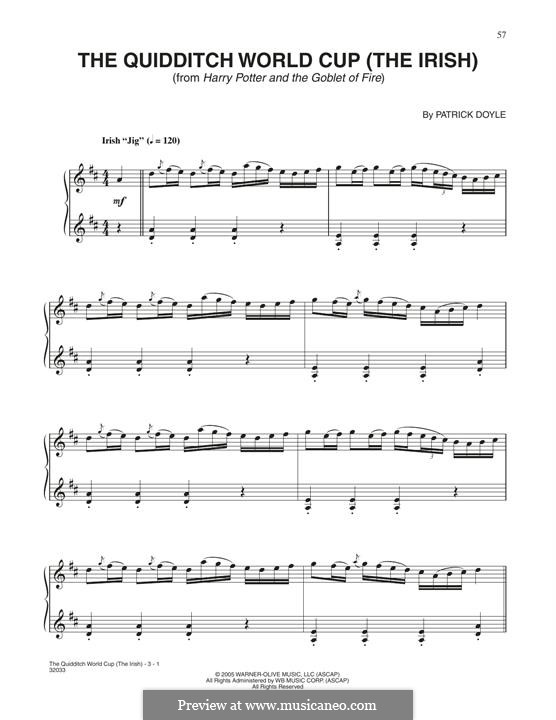 The Quidditch World Cup (from Harry Potter And The Goblet Of Fire) by P. Doyle on MusicaNeo