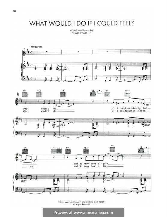 What Would I Do If I Could Feel? (from The Wiz): What Would I Do If I Could Feel? (from The Wiz) by Charlie Smalls