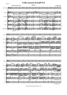 Cello Concerto No.3 in B Minor, Op.51: Movement I by Georg Goltermann