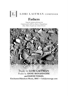 Fathers: For baritone with piano trio by Lori Laitman