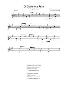 O Cravo e a Rosa: Für Gitarre by folklore