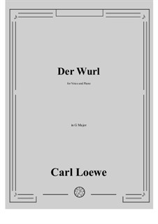 Der Wurl: G Major by Carl Loewe