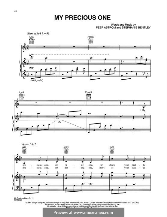 My Precious One (Celine Dion): My Precious One (Celine Dion) by Peer Åström, Stephanie Bentley