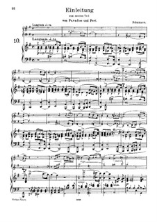 Paradise and the Peri, Op.50: Introduction to Act II, for harmonium and piano by Robert Schumann