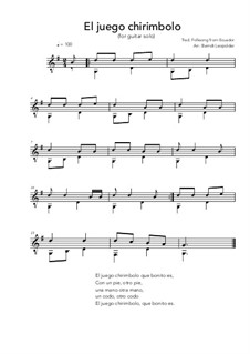 El juego chirimbolo: El juego chirimbolo by folklore