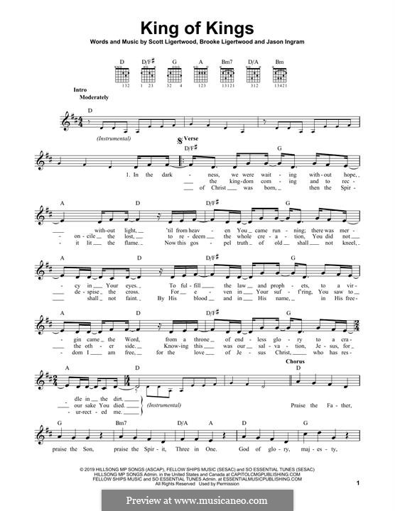 Shout Of The King Sheet Music PDF (Hillsong Worship) - PraiseCharts