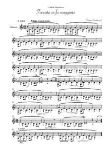 Toccata in fa maggiore per chitarra: Toccata in fa maggiore per chitarra by Stankovych Tatiana