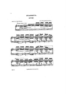 Six Etudes and Preludes, Op.27: Etude No.3 by Xaver Scharwenka